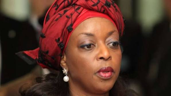 Former Nigerian Petroleum Minister Diezani Alison-Madueke outside a London court after being acquitted of bribery charges.