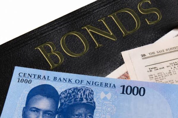 Nigeria DMO FGN bond auction results chart showing record N9.04 trillion subscriptions in H1 2026 by institutional investors