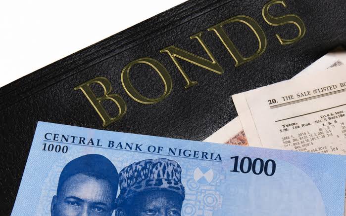 Nigeria DMO FGN bond auction results chart showing record N9.04 trillion subscriptions in H1 2026 by institutional investors