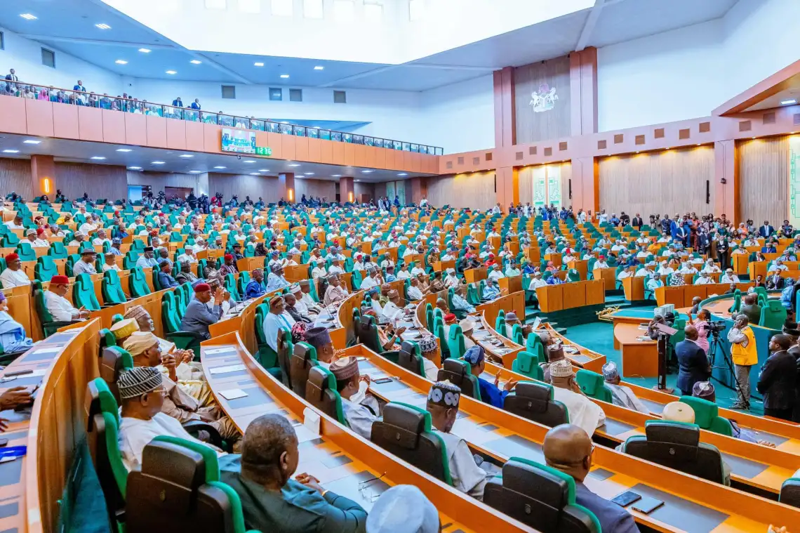 Members of the House of Representatives during deliberations on the State Police Bill in Abuja.