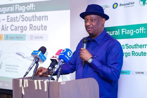 Officials launch Nigeria's new air cargo route aimed at boosting trade with East and Southern Africa.