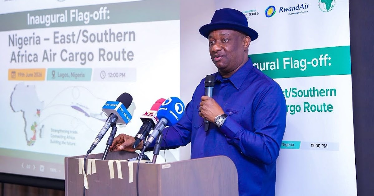 Officials launch Nigeria's new air cargo route aimed at boosting trade with East and Southern Africa.