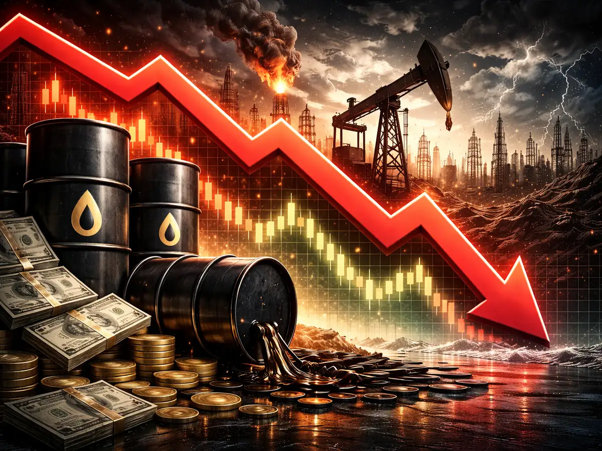 Global oil prices decline after the United States, Israel and Iran agree to end the Middle East conflict and reopen the Strait of Hormuz.