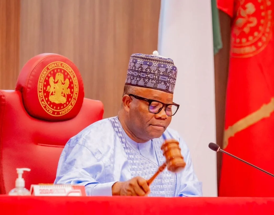 Nigerian senators during debate and voting on the State Police Bill constitutional amendment.