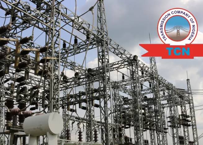 Transmission Company of Nigeria engineers carrying out grid maintenance at the Kumbotso 330kV Transmission Substation to improve electricity supply.