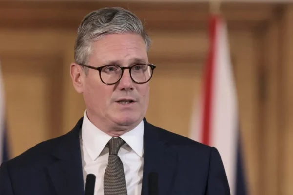 British Prime Minister Keir Starmer announcing plans to ban social media access for children under 16 in the UK.
