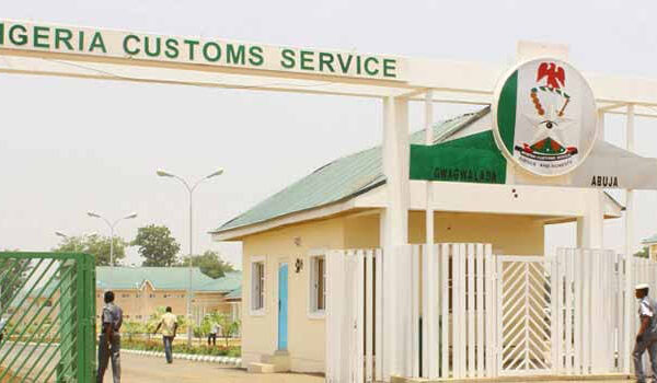 Nigeria Customs Service officials during the implementation of the 2026 fiscal policy measures and tariff reforms.