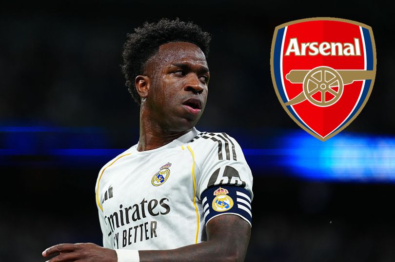 Arsenal and Real Madrid transfer targets Vinicius Junior and Yan Diomande during club action.