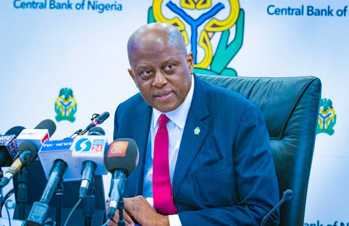 CBN Governor Olayemi Cardoso addressing the Senate Committee on Banking, Insurance and Other Financial Institutions.