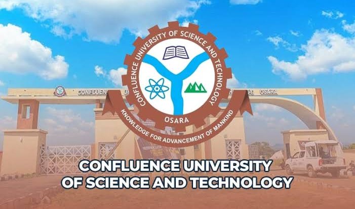 Entrance to Confluence University of Science and Technology, Osara, where two students were expelled over an alleged same-sex relationship.