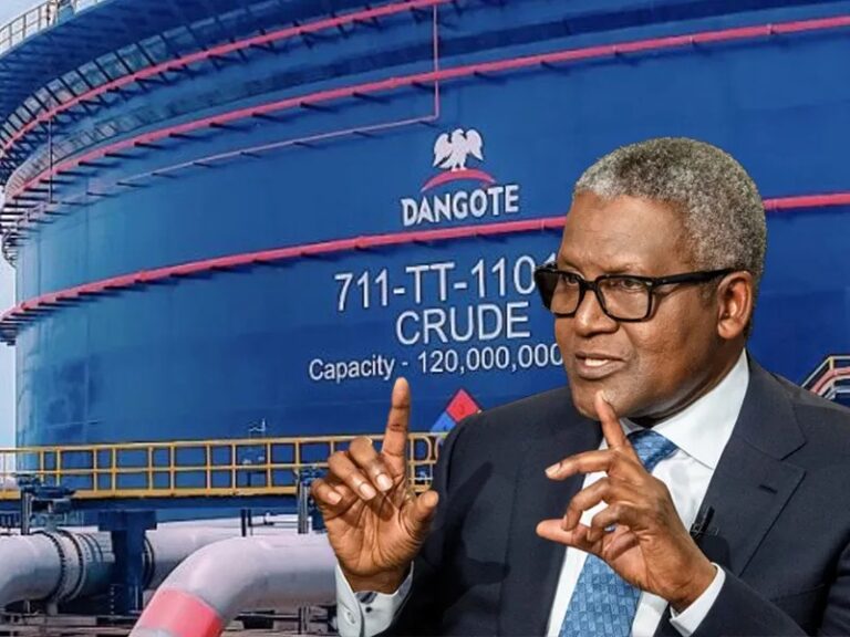 Fuel trucks loading petrol at Dangote Petroleum Refinery after the resumption of naira-denominated sales.