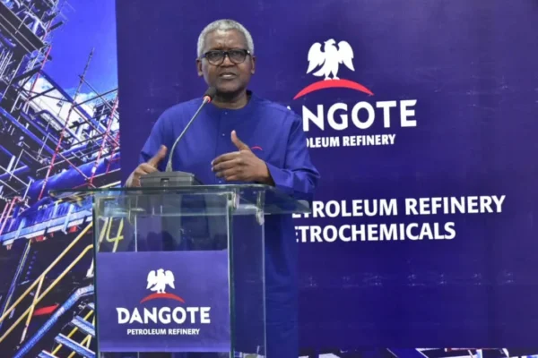 Dangote and SNPC officials meet at the Lagos refinery to discuss Dangote refining capacity expansion plans.