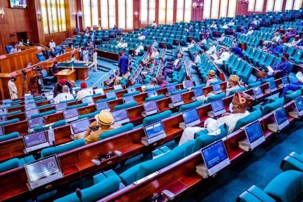 Members of the House of Representatives during the passage of the State Police Bill in Abuja.