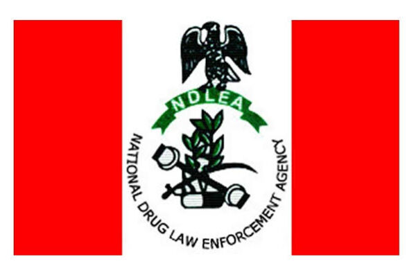 NDLEA officials at the handover ceremony for the NDLEA drug seizure of Canadian Loud cannabis at Apapa Port.