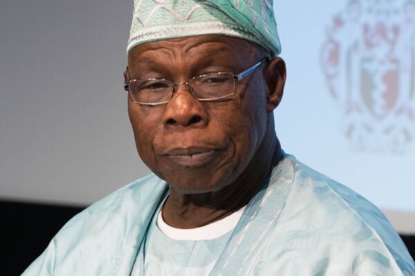 Former President Olusegun Obasanjo speaks on his civil war warning at the Obasanjo Presidential Library.