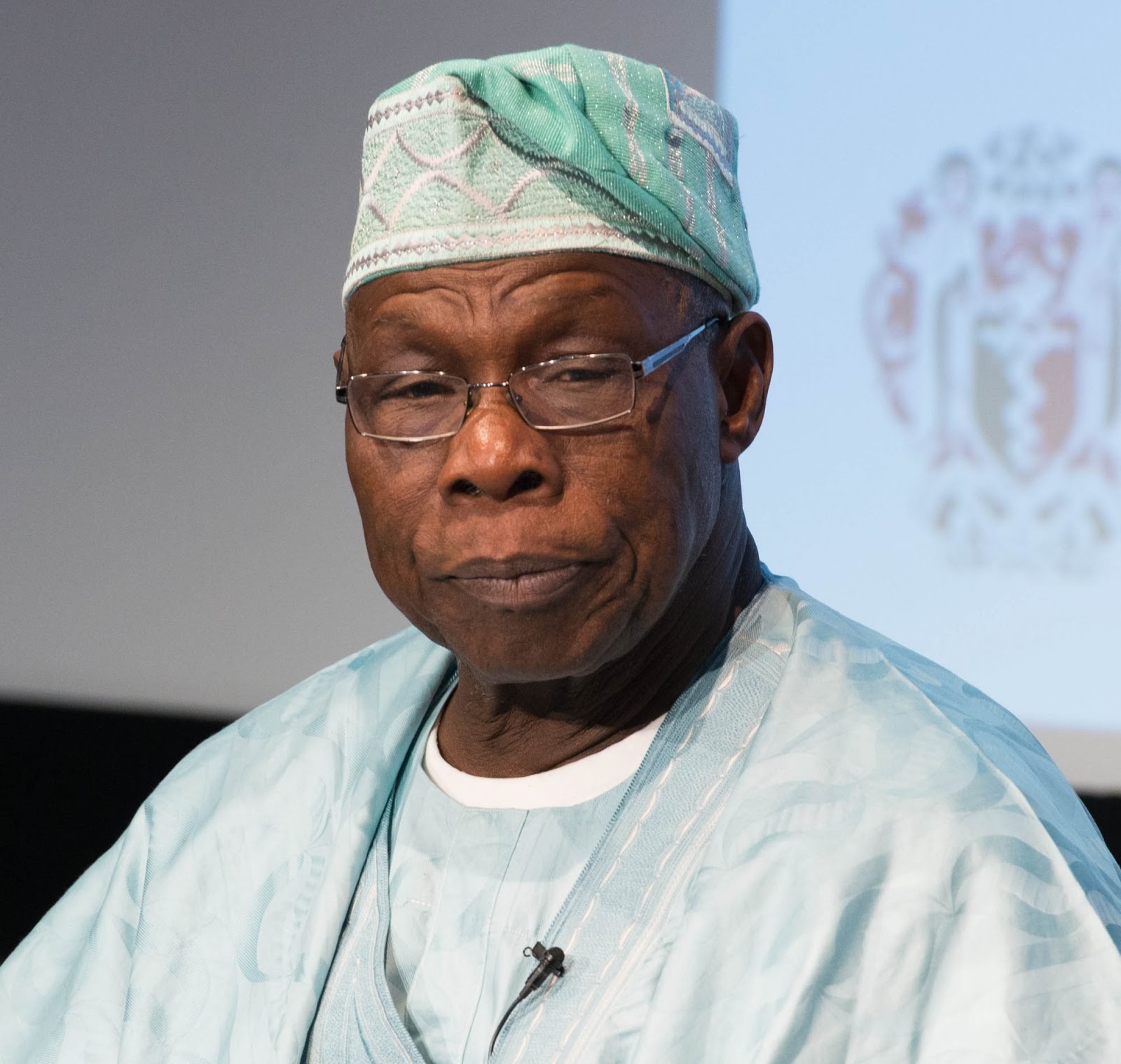 Former President Olusegun Obasanjo speaks on his civil war warning at the Obasanjo Presidential Library.