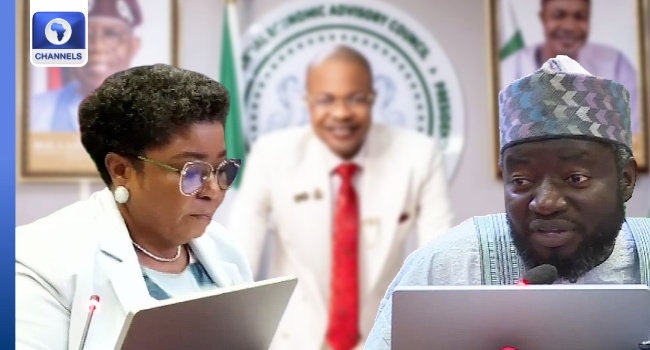 Head of the Civil Service Didi Esther Walson-Jack appearing before the House committee investigating the PFIPC.