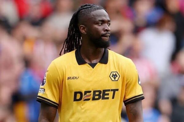 Super Eagles striker Tolu Arokodare during his time at Wolverhampton Wanderers.