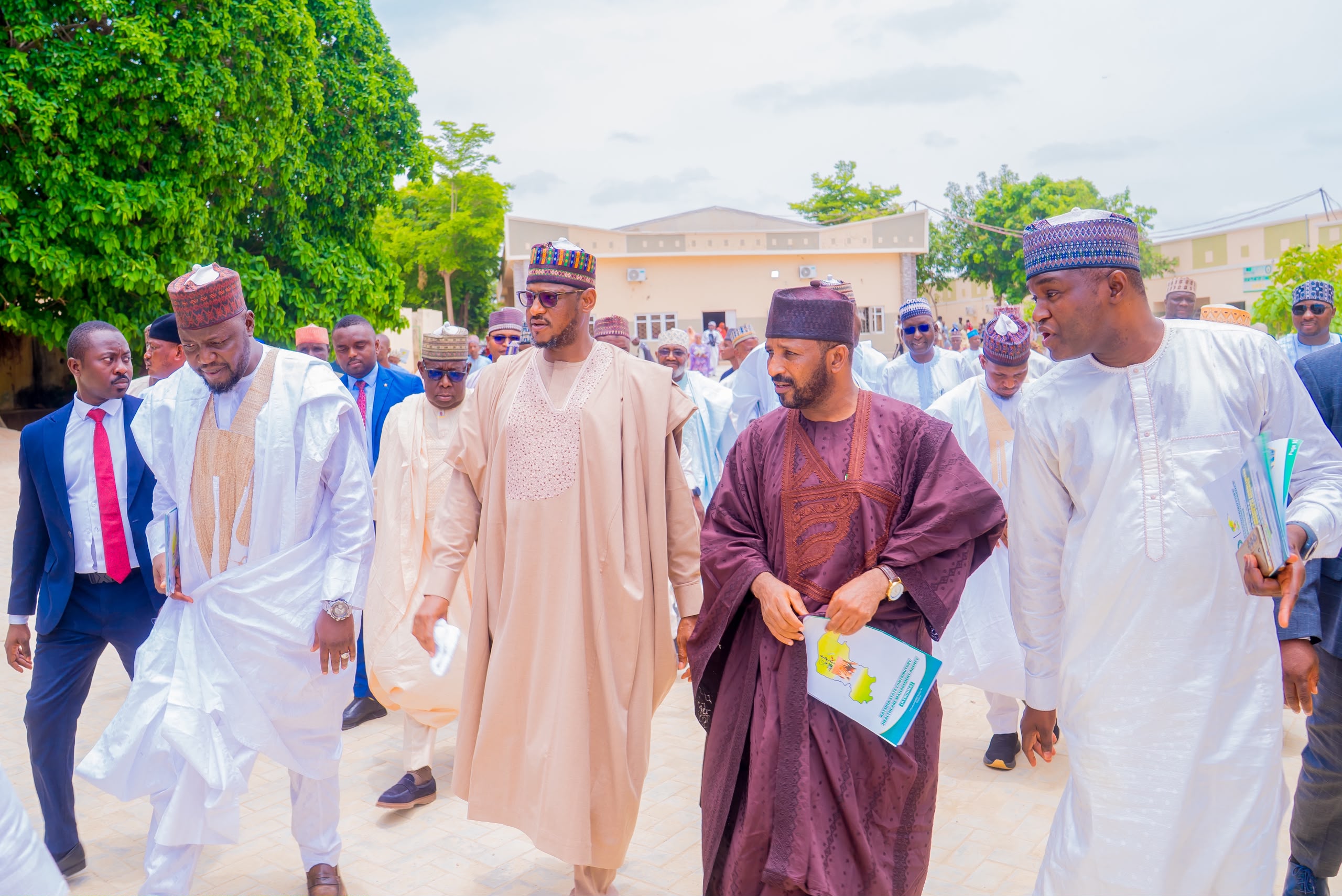 Governor Dikko Radda during the flag-off of BHCPF enrollment in Katsina.