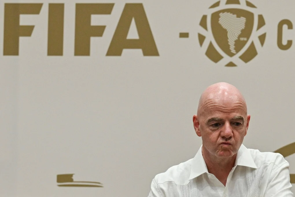 AFC president Sheikh Salman and FIFA president Gianni Infantino amid football dispute