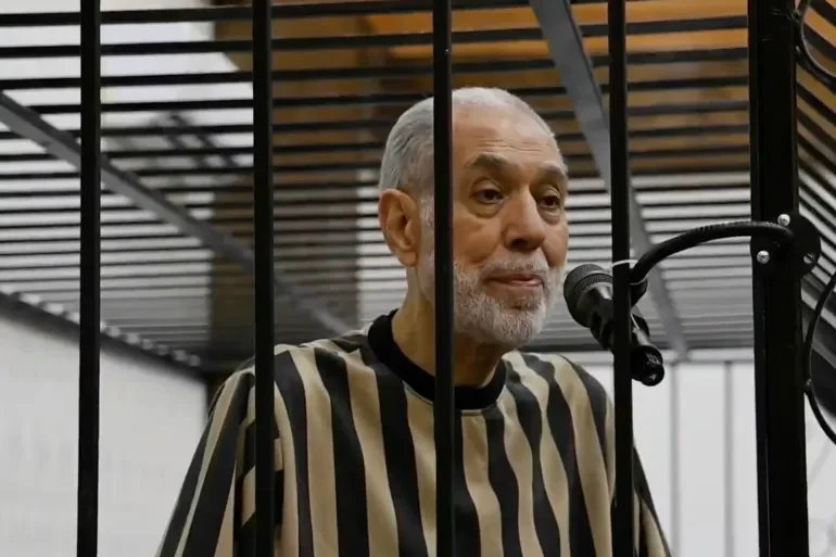 Former Syrian Grand Mufti Ahmed Hassoun listens to his life sentence in a Damascus courtroom.
