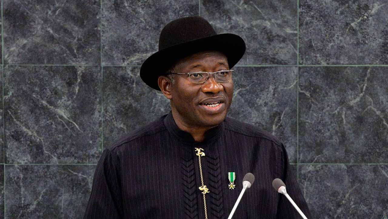 Former President Goodluck Jonathan during a public event.