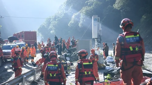 Rescue operations continue after devastating floods and landslides in Nepal and Tibet.