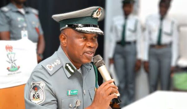 Comptroller-General of Customs Adewale Adeniyi announcing the final 2024/2025 Nigeria Customs recruitment list.