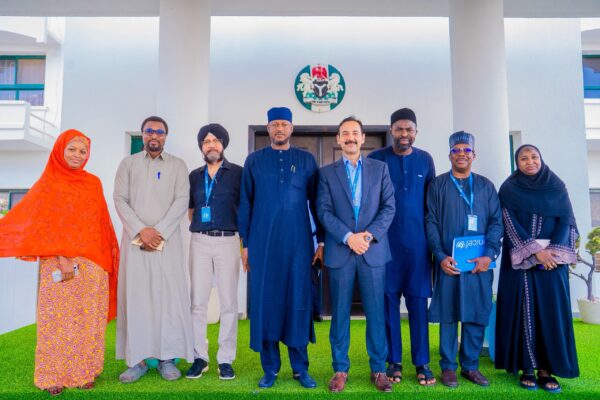 Governor Dikko Umaru Radda receiving the UNICEF Kano Field Office delegation at Government House, Katsina.