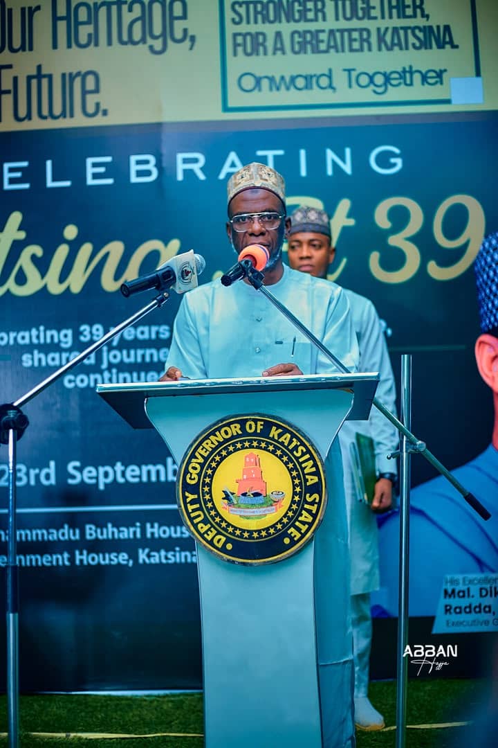 Katsina Governor Dikko Radda highlights development at state anniversary event
