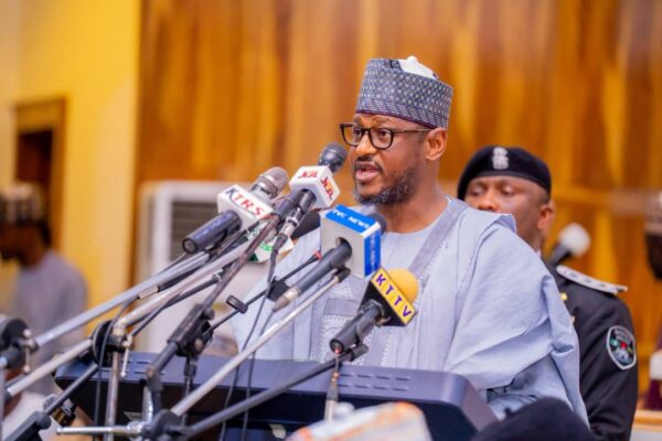 Governor Dikko Umaru Radda presenting Katsina State’s 2027 budget to the State House of Assembly
