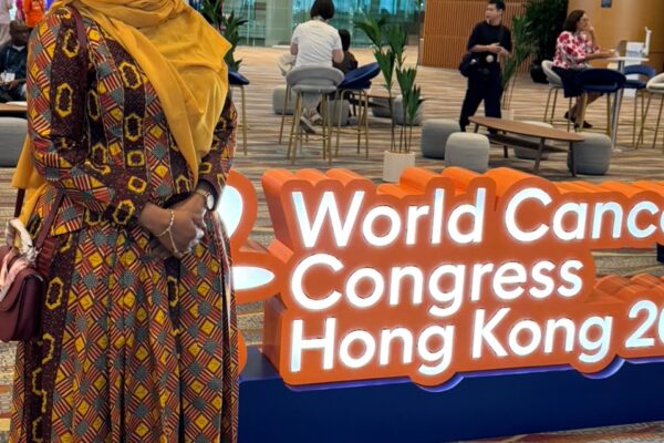 Fatima Radda at the World Cancer Congress 2026 in Hong Kong