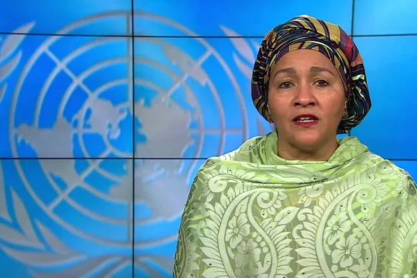 UN Deputy Secretary-General Amina Mohammed during her visit to the Olusegun Obasanjo Leadership Institute in Abeokuta.