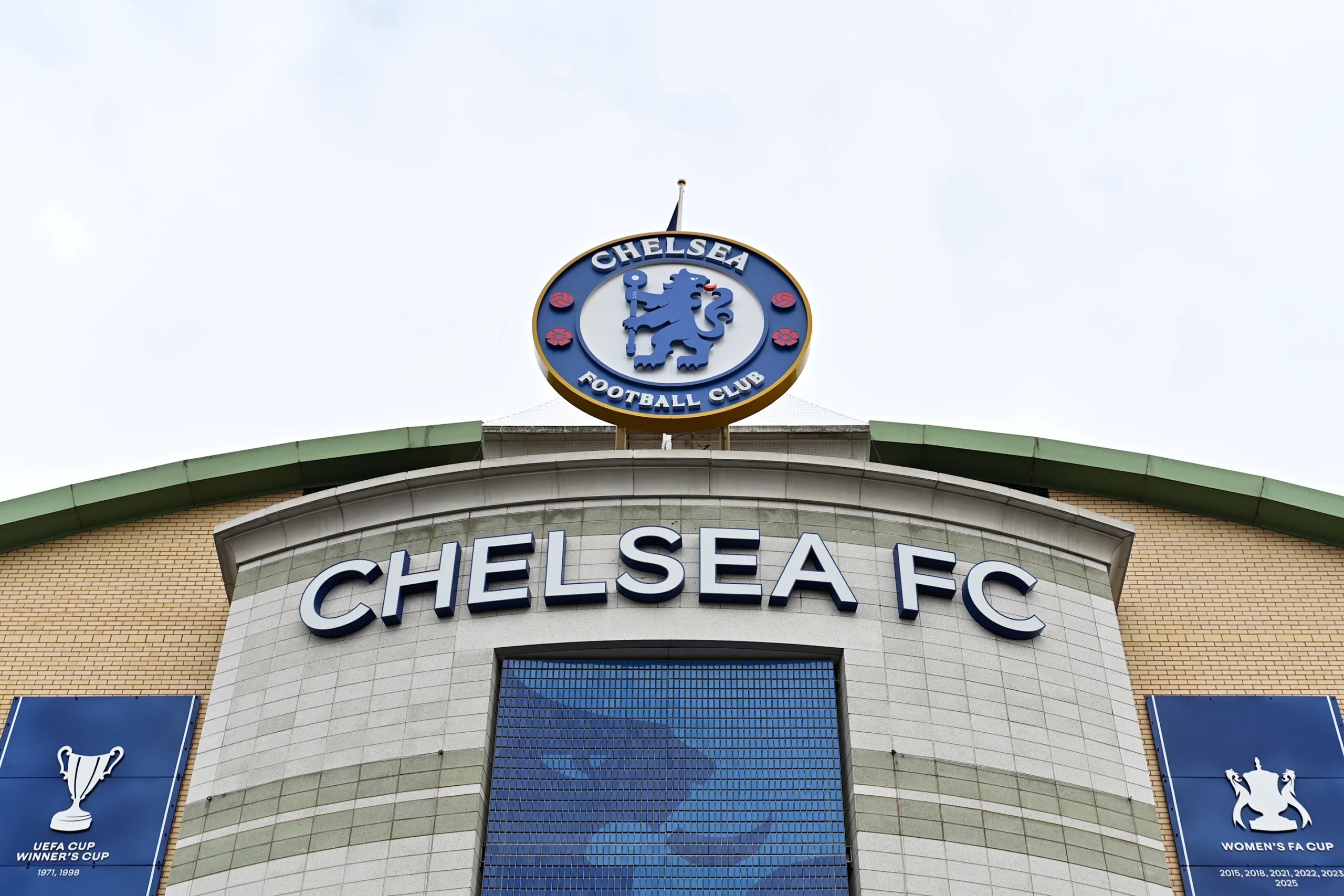 Chelsea players and staff at Stamford Bridge following the club’s ownership change