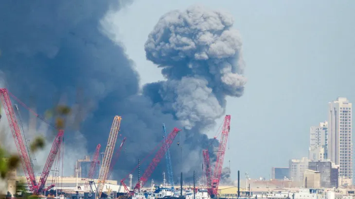 Smoke rises after Iranian missile and drone attacks amid escalating US Iran conflict