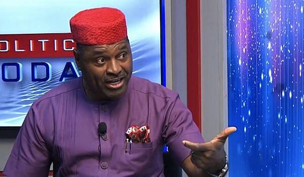 Kenneth Okonkwo speaking during an interview on Nigeria’s political and constitutional issues.