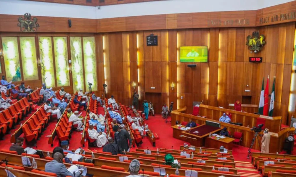 National Assembly complex in Nigeria as lawmakers suspend official visits and legislative engagements with South Africa.