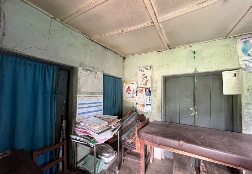 Deteriorating primary healthcare centre in rural Osun State