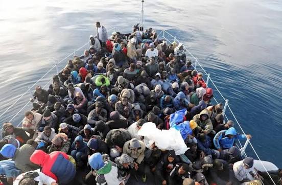 Migrants rescued after attempting the Atlantic migration route from West Africa to Spain’s Canary Islands