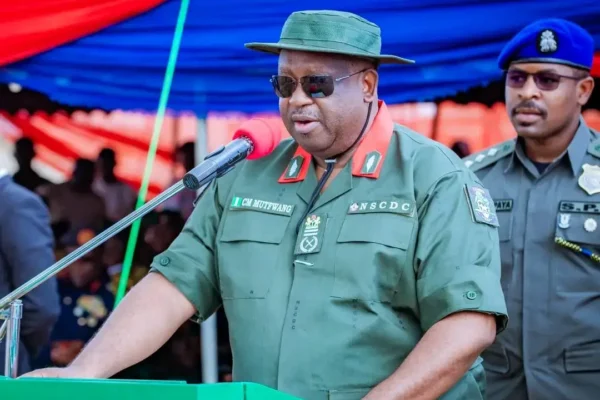 Plateau State Governor Caleb Mutfwang receives the State Police Advisory Committee’s progress report in Jos.
