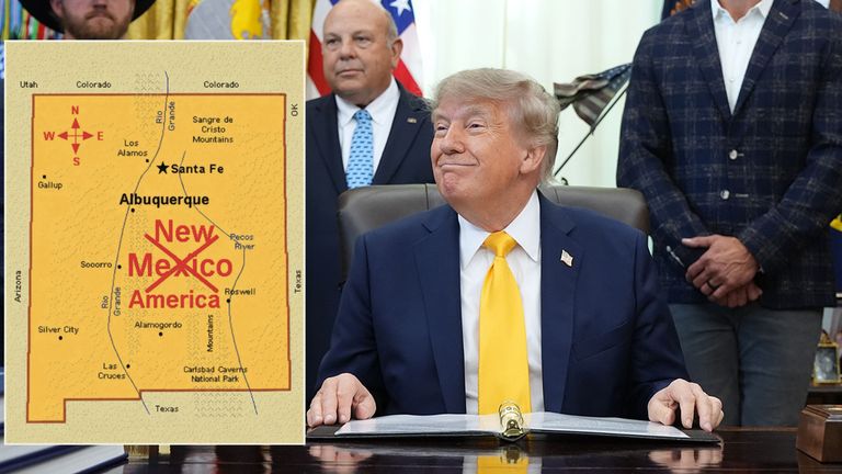 Donald Trump suggests renaming New Mexico New America
