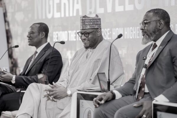 Katsina State Governor Dikko Radda speaking at World Bank Nigeria Development Update in Abuja