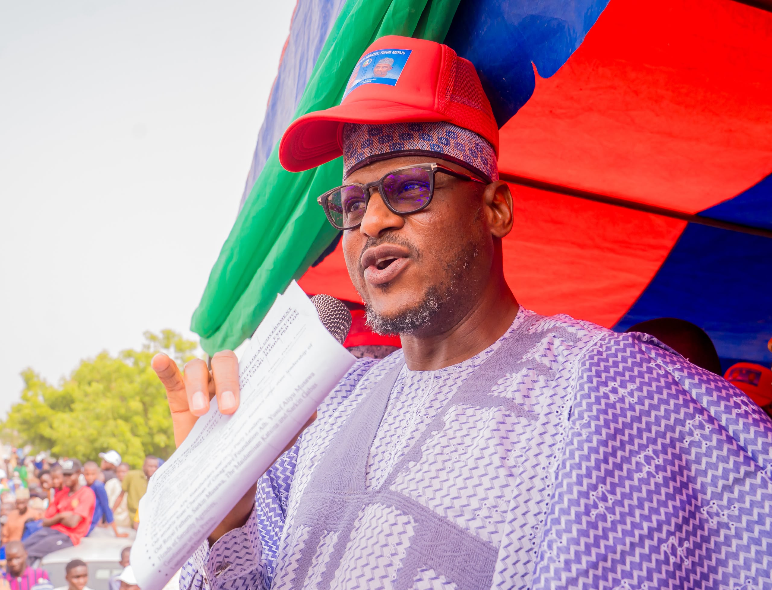 Governor Dikko Radda at Matazu empowerment and development projects commissioning