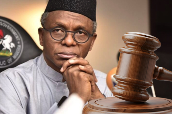 Former Kaduna Governor Nasir El-Rufai during proceedings over his bail application