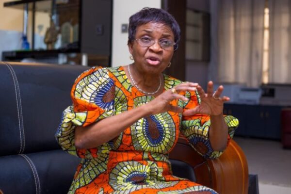 NAFDAC Director-General Mojisola Adeyeye speaking about food safety in Nigeria