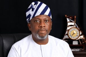 Oyo State Governor Seyi Makinde with his former Chief of Staff, Segun Ogunwuyi.