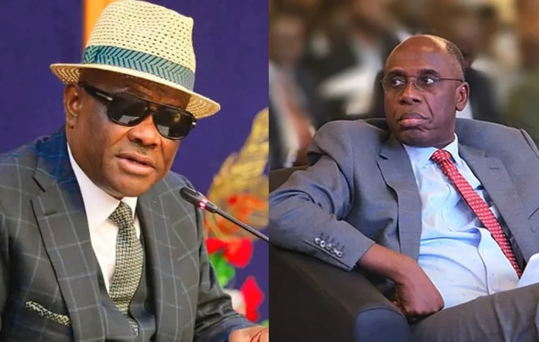 Nyesom Wike and Rotimi Amaechi during their years in Rivers State politics